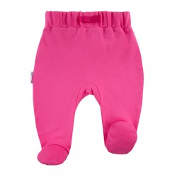 Pantaloni lungi, fete, 74 cm, 100% bumbac, roz
